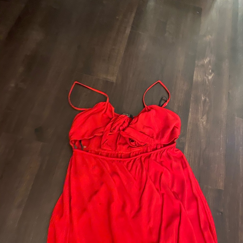 Red calf length dress. 👸🏻3 for$20